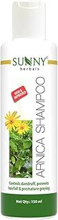 Sunny Herbals Arnica Shampoo | Reduces Hair Fall | Strengthens Hair from Roots | Soothes Itchy Scalp | Controls Dandruff | Adds Natural Shine | Made with Arnica & Catharis | For All Hair Types, 150 ml