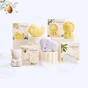 Softsens Assorted Kids Soap 75g each ( Pack of 4 x 75g)