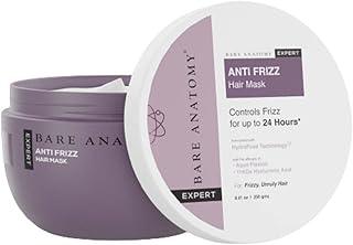 Bare Anatomy Anti Frizz Hair Mask | Frizz Control Upto 24 hours | Powered By Hyaluronic Acid & Fatty Acids | For Deep Conditioned & Frizz Free Hair | Sulphate & Paraben Free | Women & Men | 250g