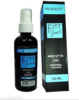 HB Beauty FITT Makeup Setting Spray, 24h Control, Long Lasting, 100 ml Rose Freagrance Waterproof Long Lasting upto 24hr Pack of 1