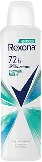 Unilever Aerosol for Rexona Shower Fresh Advanced Protection Anti-Perspirant Deodorant for Women | 72H* Odour Protection | 0%* Alcohol | Dry Shield Technology & Invigorating Scent | 200ml