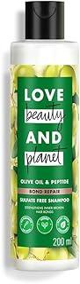 Love Beauty & Planet Lbp Olive Oil & Peptide Bond Repair Shampoo|No Sulfates,No Paraben, 200Ml,1 Count