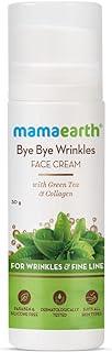 Mamaearth Bye Bye Face Cream For Women Anti Ageing, For Fine Line & Wrinkles, with Green Tea & Collagen - 30 g
