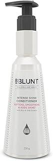 BBLUNT Intense Shine Conditioner with Rice & Silk Protein for Softer, Smoother & Shinier Hair - 250 g