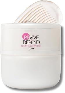 Suroskie Unscented Revive & Defend Instant Glass Hair Mask 200 Gm | Hydrolyzed Keratin & Murmuru Butter | Spa Treatment At Home for Dry Frizzy Hair | Intense Damage Repair Mask for Men & Women