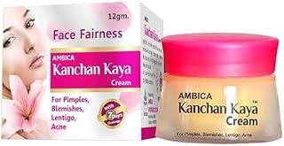 AMBICA Kanchan Kaya Cream Face Fairness Cream For Acne, Pimples, Pigmentation & Blemish Removal (12g)