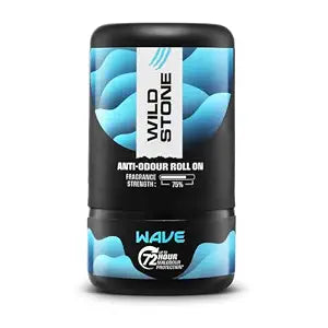 Wild Stone Wave Anti-Odour Roll On For Men, 50ml