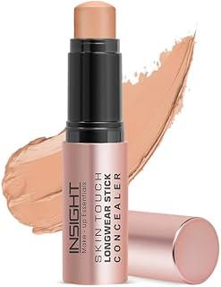 Insight Cosmetics Skin Touch Longwear Concealer|Lightweight, Full Coverage Foundation With Natural And Dewy Finish For Face Makeup|Easy To Apply With Hand Stick Applicator, 5gm(CR122-MEDIUM ORANGE)