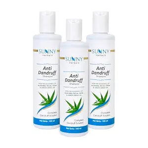 Sunny Anti Dandruff Herbal Shampoo With Neem, Lemongrass Oil & Thuja | 150ML