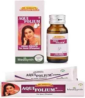 Medisynth Aqui Folium Drop - 30 ML Aqui Folium Cream 25 GM Combo