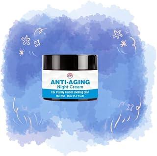 Renew & Revive Anti-Aging Night Cream | Wrinkle Smoothing & Skin Tone Perfecting | Paraben-Free, 50g