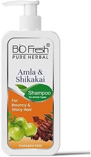 BIOFRESH Pure Herbal Shampoo - 500ml Amla & Shikakai Infused Anti-Hairfall, Anti-Dandruff & Scalp Care Gives Strong & Healthy Hair Paraben-Free Shampoo Suitable for Men & Women, All Hair Types