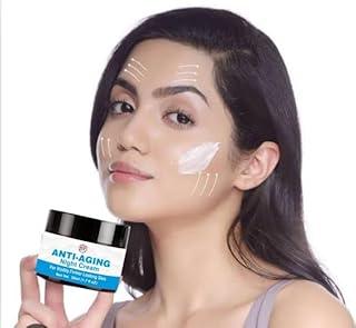 Anti-Aging Night Cream for Women & Men | Reduces Fine Lines & Wrinkles | Oil-Free & Non-Sticky Moisturizer | For Glowing Youthful Skin | Suitable for All Skin Types