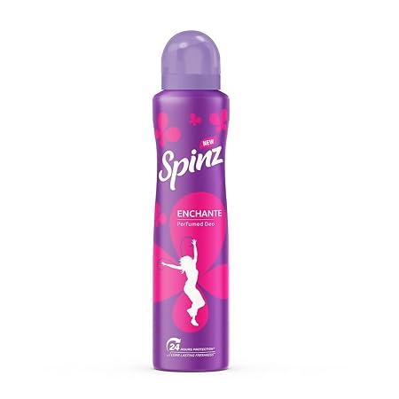 SPINZ Enchante Perfumed Deo For Women With International Fragrances For Long Lasting Fresh
