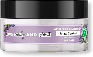 Love Beauty And Planet Argan Oil & Lavender Hair Mask, 100ml | Frizz control Hair Mask