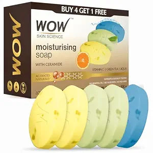 WOW Skin Science Moisturising Soaps with Ceramide | 500GMS