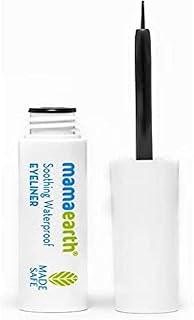 Mamaearth Soothing Waterproof Glossy Finish Liquid Eyeliner With Almond & Castor Oil For 10 Hr Long Stay - 3.5 Ml, Black