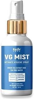 Razor Veda VG MIST Natural Intimate Hygiene Spray for Women, Maintains Natural pH Level, Protects from Bad Odour, UTI, Rashes, Fungal Infections, 50ml