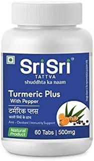 Sri Sri Ayurveda Tattva Turmeric Plus,60 Tabs | 500Mg (Pack Of 3)