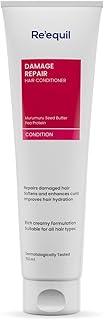 RE' EQUIL Damage Repair Conditioner With Murumuru & Pea Protein | Silicone Free Conditioner | Repairs, Nourishes, And Detangles Hair | Great For Curly, Damaged Hair | 150Ml,1 Count