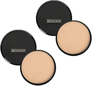 Ovking 2 Pcs Matte Full Coverage Compact Powder For Women & Girls