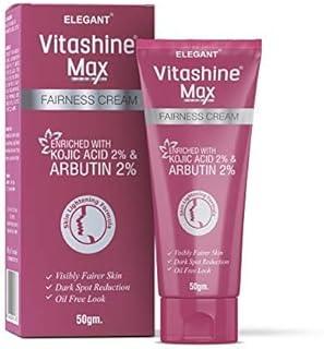 Vitashine Max Fairness Cream 50gm with Kojic & Arbutin for Skin Lightening (Pack of 1)