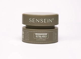 Sensein Ultra Hold Hair Styling Wax for Men Natural Shine Finish Long-Lasting Flexible Volumizing Hair Wax with Non-Sticky & Frizz Control Formula, Easy Wash Off - 65g