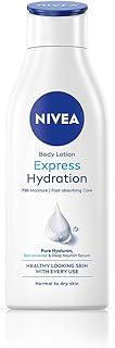NIVEA Body Lotion For Men & Women, Express Hydration, for Fast Absorption, 200 ml