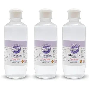 Liquid Glycerine for Men and Women, 400 Gram, Pack of 3