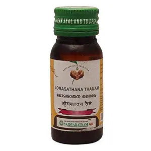 Vaidyaratnam Lomasathana Thailam 20 ml (pack of 2)