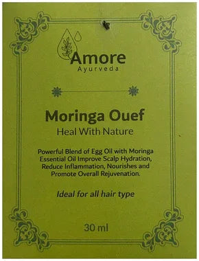 Amore Ayurveda Moringa Ouef bottle of 30 ml oil
