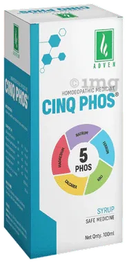 Adven Cinq Phos Syrup bottle of 100 ml syrup