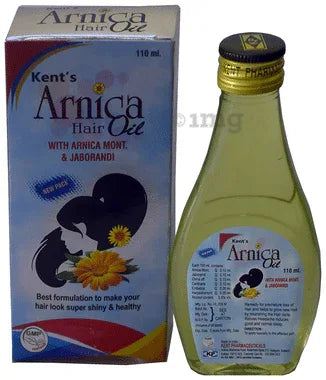 Kent's Arnica Hair Oil bottle of 110 ml oil