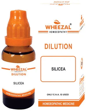 Wheezal Silicea Dilution 1M bottle of 30 ml dilution