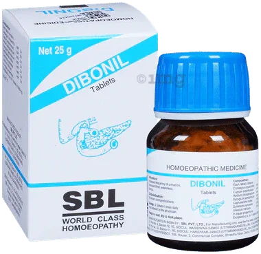 SBL Dibonil Tablet bottle of 25 gm tablet