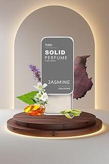 WOHL Reactions™ Solid Perfume | jasmine Fragrance Inspired by everyone's lovely flower | Alcohol-Free & Long-Lasting | With Beeswax & Natural Oils | Pocket-Friendly Tin | Skin Safe