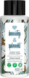 Love Beauty & Planet Coconut Water and Mimosa Flower Volume and Bounty Conditioner|| No Parabens|| No Dyes|| 100% Organic Coconut Oil|| 400ml