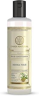 Khadi Natural Henna Tulsi Hair Conditioner | Natural Conditioner For Dry Hair |Moisturizing Hair Conditioner | For Activating Hair Roots | Suitable For All Hair Types, 1, 210 Millilitre