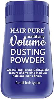 Hair Pure Mattifying Volume Dusting Powder for Men & Women - Matte Finish, Texturizing Hold, Root Lift, Lightweight Hold, Strong Control, Styling Powder for Everyday Use - 20gm