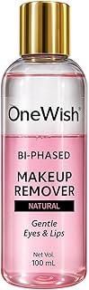 One Wish Natural Eye & Lip Makeup Remover | Gentle Formula for Sensitive Skin | Removes Waterproof Makeup | 100ml