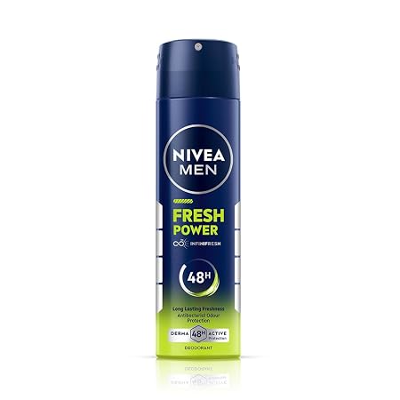 NIVEA Men Fresh Power Deodorant Spray , 150Ml, Pack Of 1