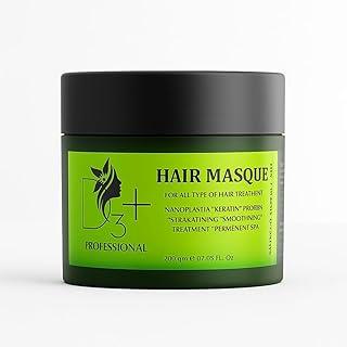 D3+ Professional Hair Masque Treatment with Keratin Protein, All Hair Types, 200g