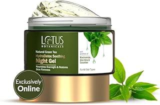 Lotus Botanicals Natural Green Tea HydraDetox Soothing Night Gel with Niacinamide