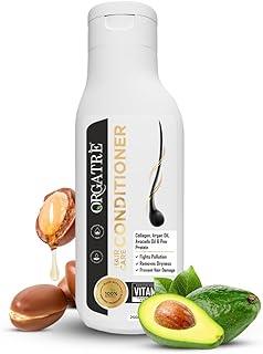Orgatre Hair Care Conditioner - 250Ml | Hydrating & Deep Conditioning | Aloe, Olive, Rosemary Oil & Murumuru | Reduces Hair Fall & Thinning | for Men & Women, 1 Count