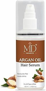 MD Cosmetic Argan Oil Hair Serum – The Ultimate Solution for Frizz-Free, Lustrous Hair, Infused with the Goodness of Pure Argan Oil 120 ml Bottle