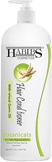 HABIBS COSMETICS Professinal hair conditioner Nourishing for Smooth & Straight Frizz-Free hair, With Wheat germ oil Vitamin E & tea tree oil Enriched (1LTR)
