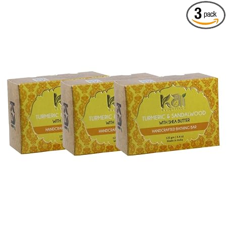 Herbal Turmeric & Sandalwood Handmade Soap | 375GMS