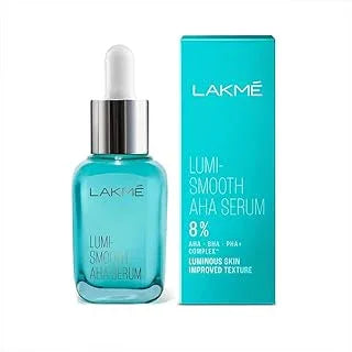 LAKMÉ 8% Aha-Bha-Pha+ Complex Lumi Smooth Serum For Luminous Skin & Improved, Smooth Skin Texture, 30Ml