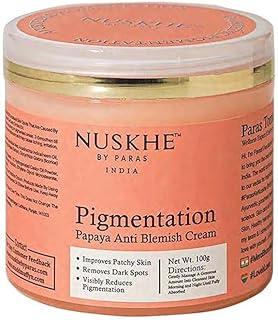 Nuskhe by Paras Ayurvedic Pigmentation Papaya Anti Blemish Cream for Pigmentation and Blemishes removal- 100 ML (Unisex Product, Suitable for all skin types)