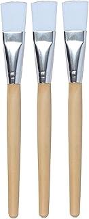 ClubBeauty Professional Flat Face Pack Brush Combo of 3Pcs Multicolor